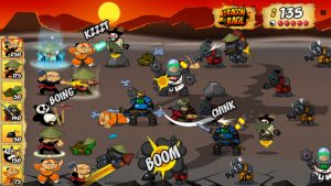 nano ninjas tower defense bad chunk samarai robot