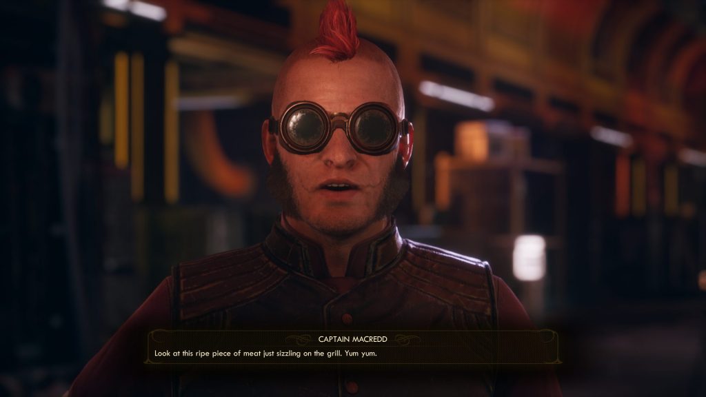 The Outer Worlds Captain MacRedd