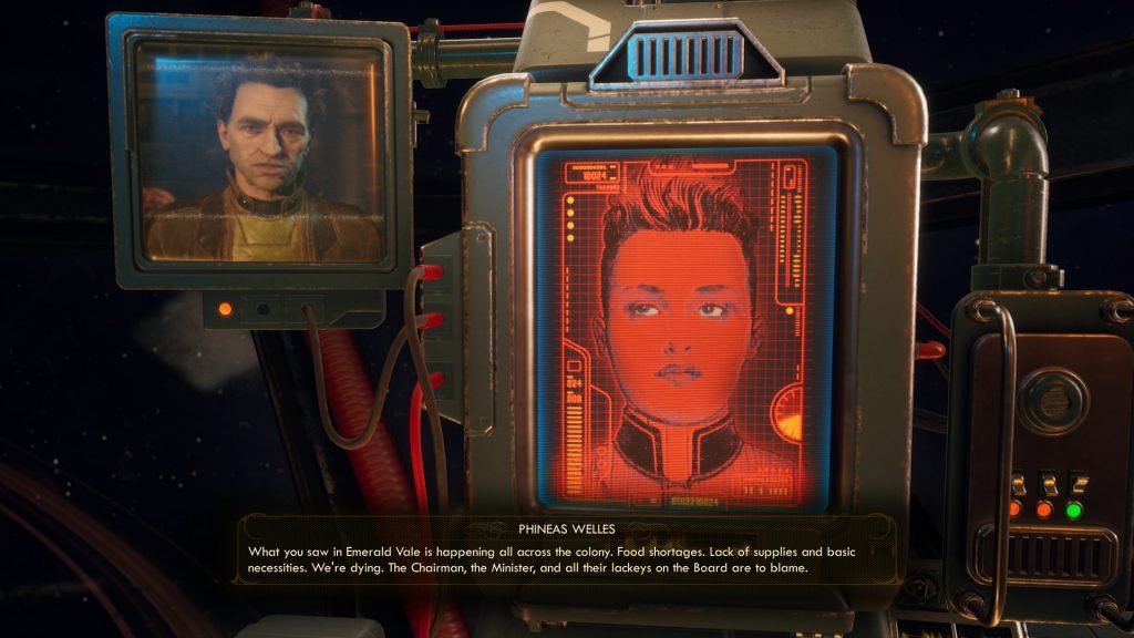 The Outer Worlds Phineas Passage to Anywhere