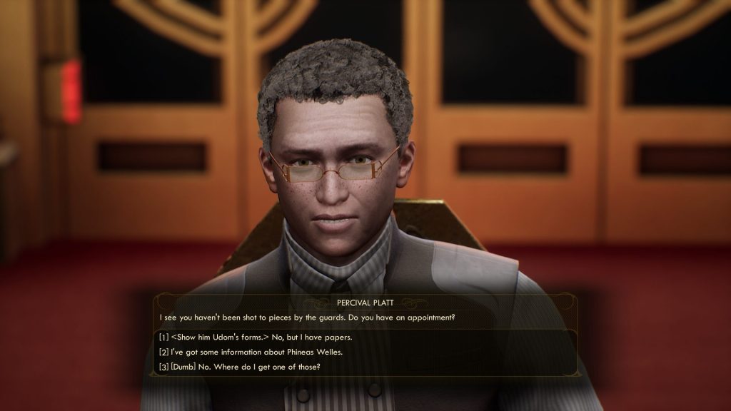 The Outer Worlds Percival Platt