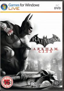 arkham city cover box pc game case image logo