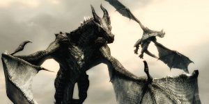 game attack lizard reptile myth legend skyrim