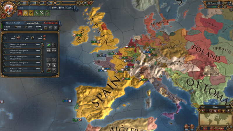 Europa Universalis Screenshot 08 spain