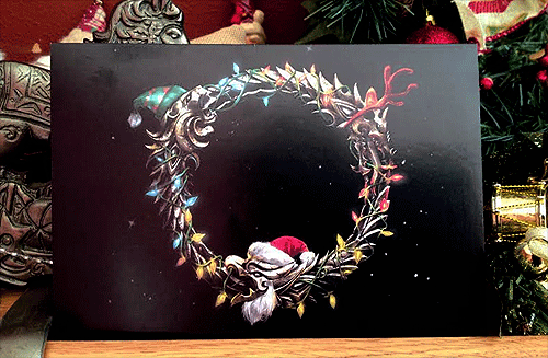 elder scrolls online holiday card