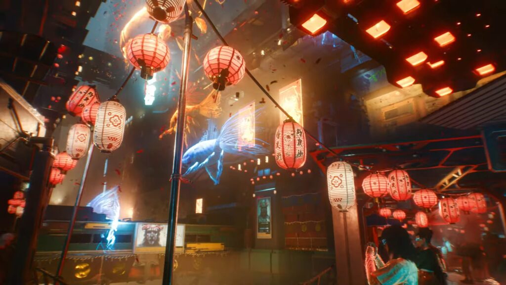 Cyberpunk 2077 - Official Gameplay Trailer how it feels to play cyberpunk 2077 holographic fish kabuki