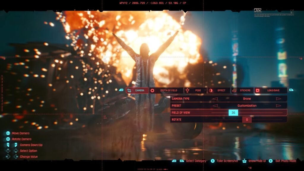 Cyberpunk 2077 - Photo Mode Trailer V for victory praise the sun