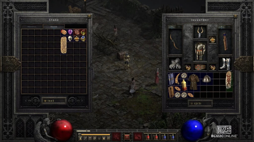 How Diablo Ii Resurrected Will Run Two Games At Once Authentic Experience