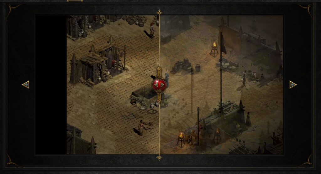 How Diablo Ii Resurrected Will Run Two Games At Once Comparison Of Graphics