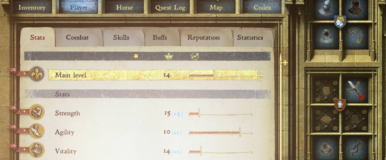 stats in kingdom come deliverance