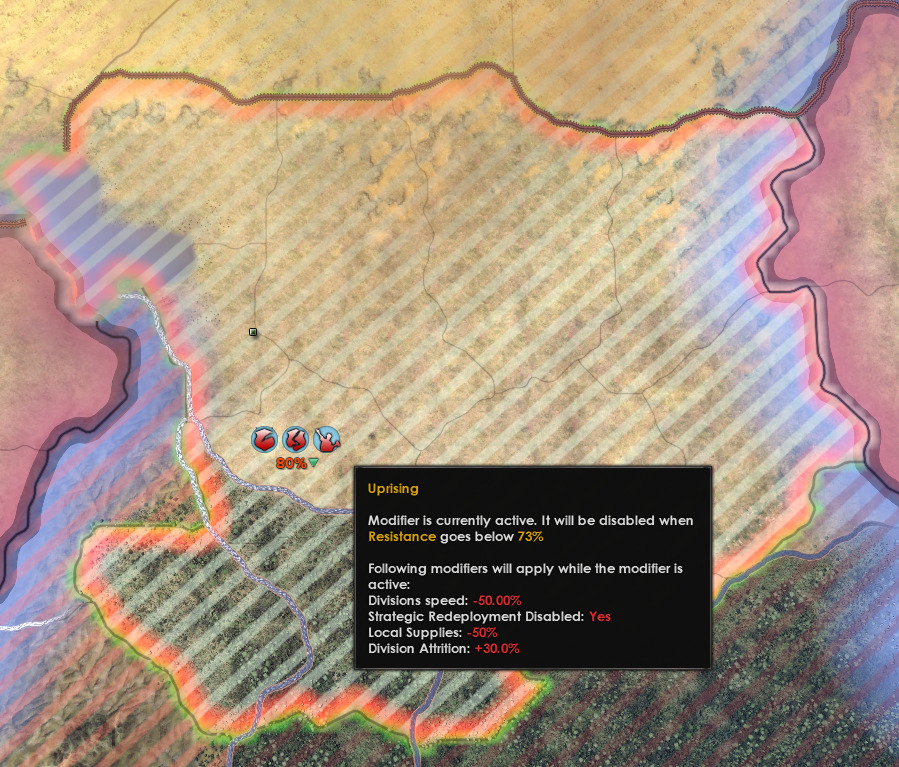 Impacts of resistance in Hearts of Iron IV.