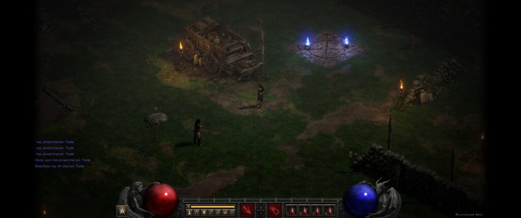 ultrawide black bars diablo ii beta