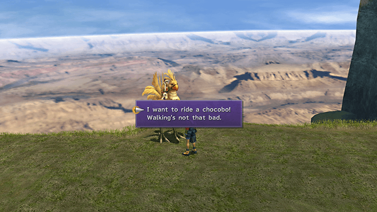 ffx hd 00988 calm lands chocobo trainer ride