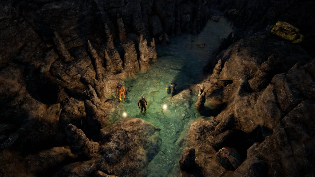 icarus global illumination cave lighting rtx