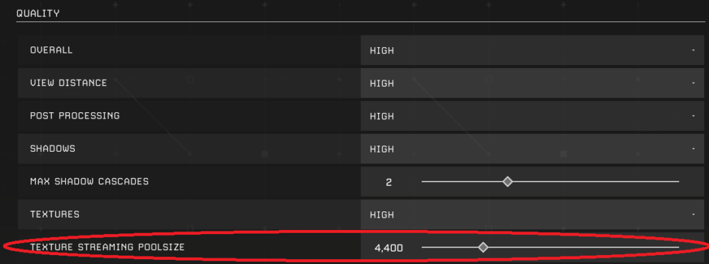 icarus vram settings