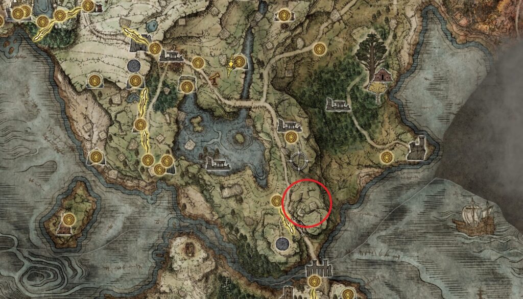 camp location elden ring limgrave 1