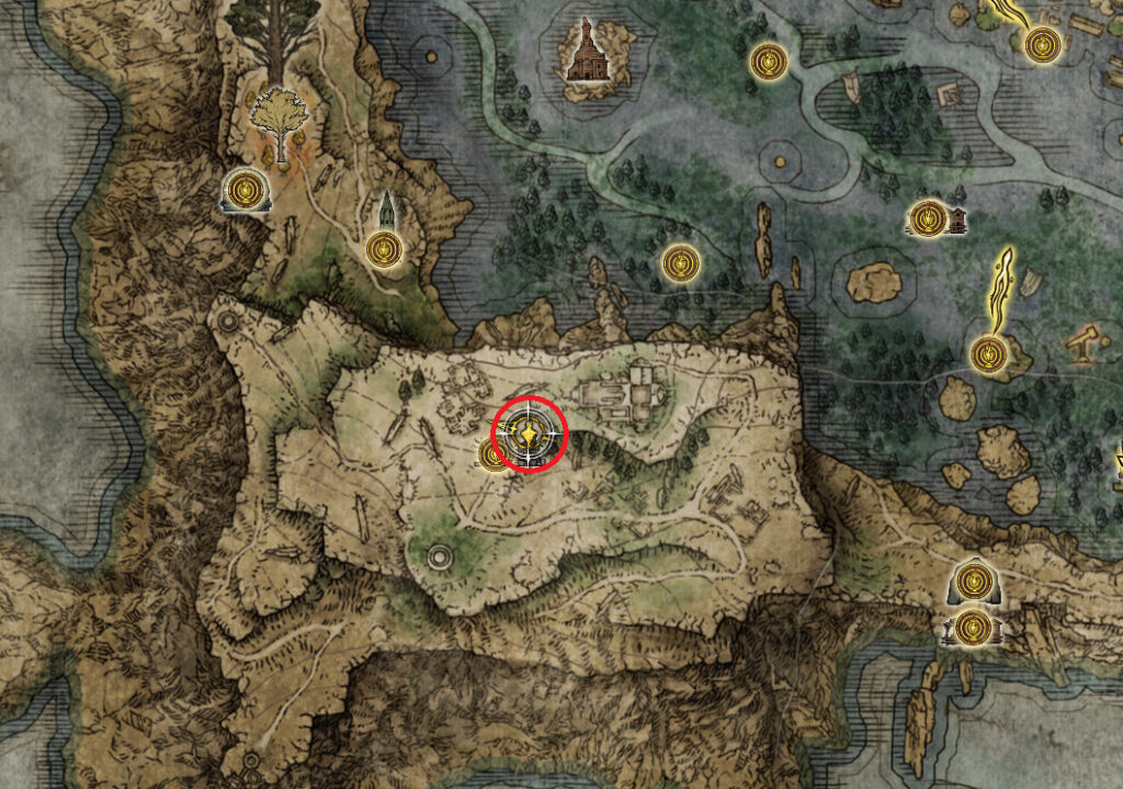 larval tear location village of albino elden ring