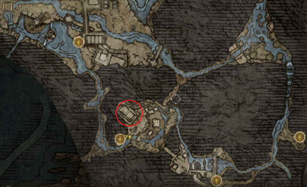 location of nomadic merchant ainsel river elden ring