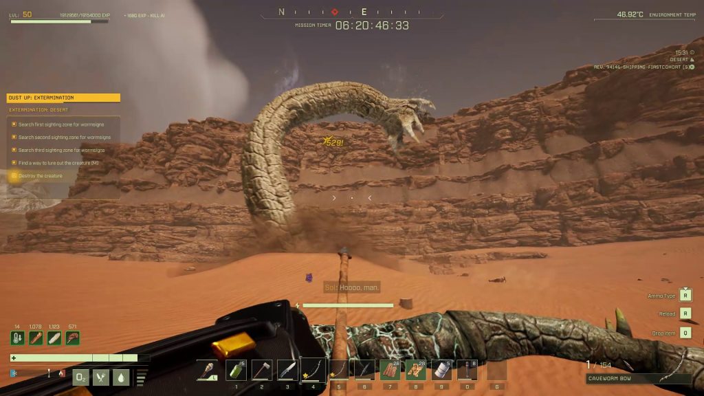 icarus mission walkthrough dust up extermination riverlands sandworm kill shot