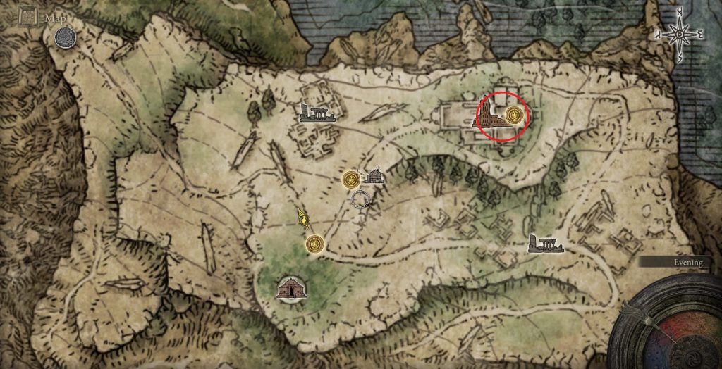 location of dark moon sword elden ring