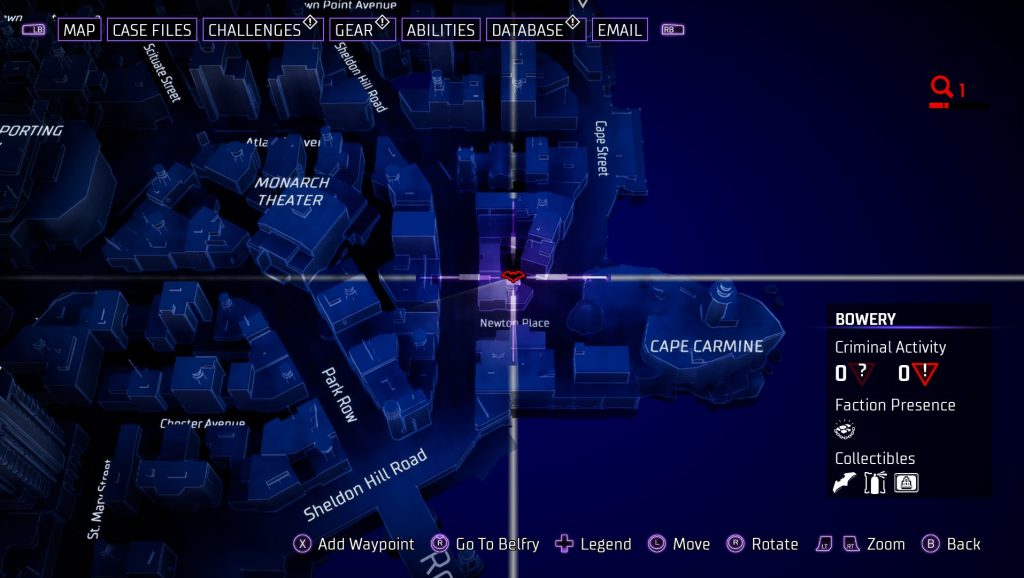 gotham knights batarang bowery 2 map