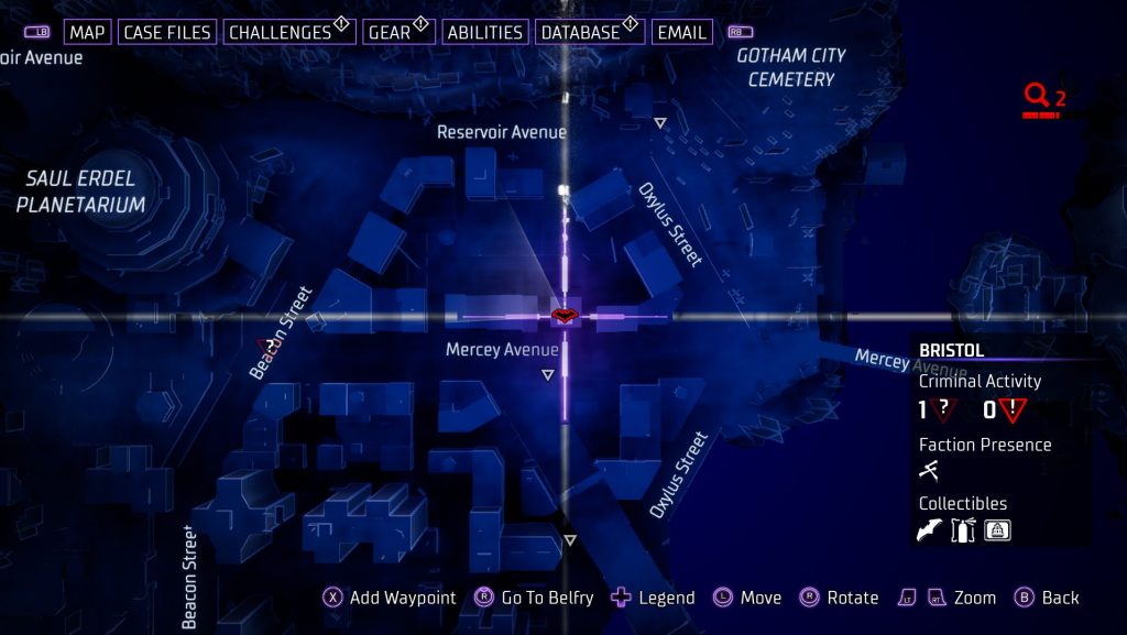 gotham knights batarang bristol 1 map