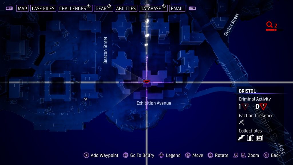 gotham knights batarang bristol 2 map