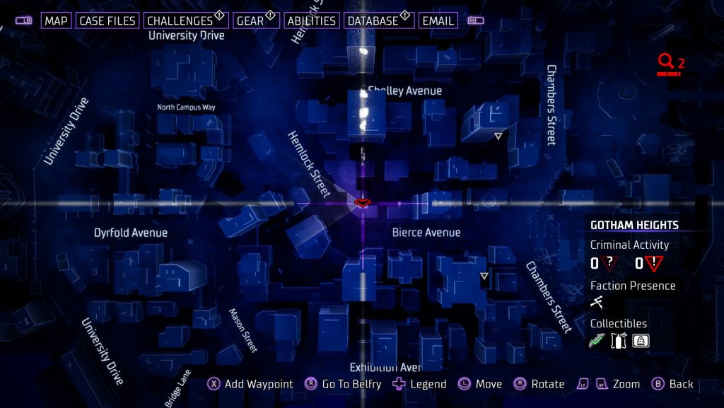 gotham knights batarang gotham heights 6 map