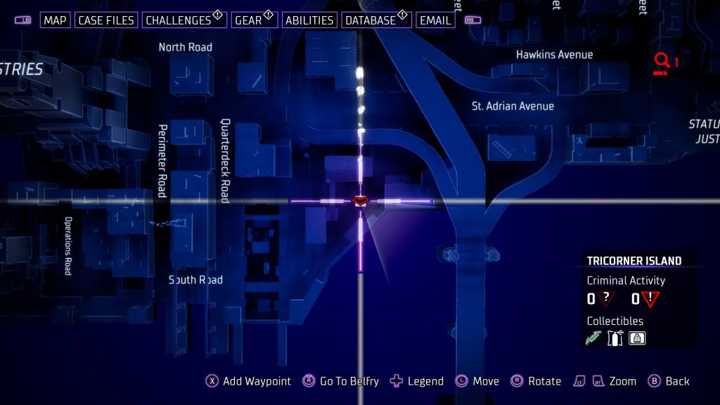 gotham knights batarang tricorner island 6 map