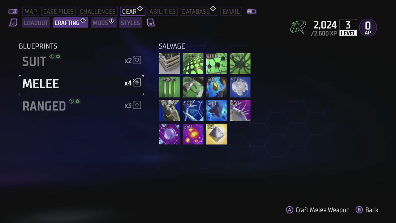 gotham knights crafting system how to craft