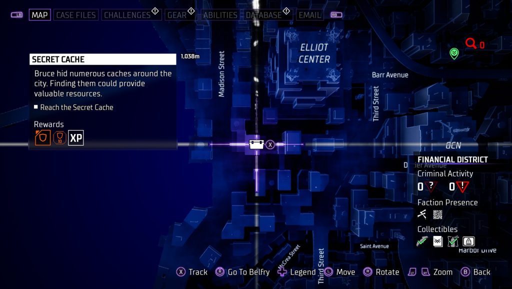 gotham knights secret cache 1 map