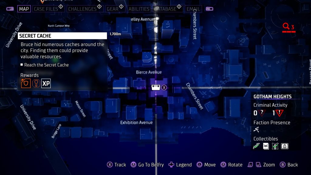 gotham knights secret cache 10 map