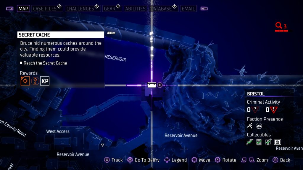 gotham knights secret cache 11 map
