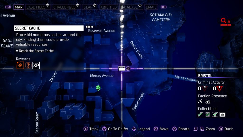 gotham knights secret cache 12 map