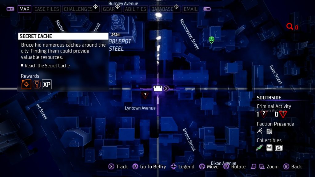 gotham knights secret cache 4 map