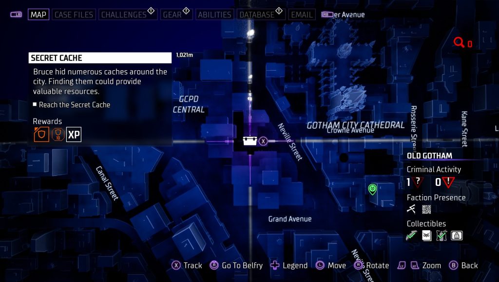 gotham knights secret cache 5 map