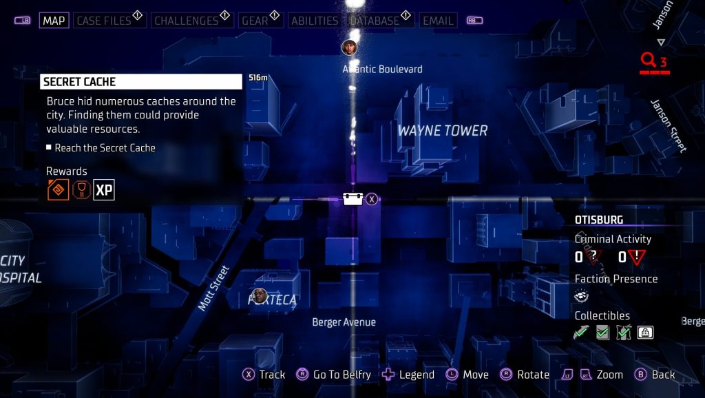 gotham knights secret cache 8 map