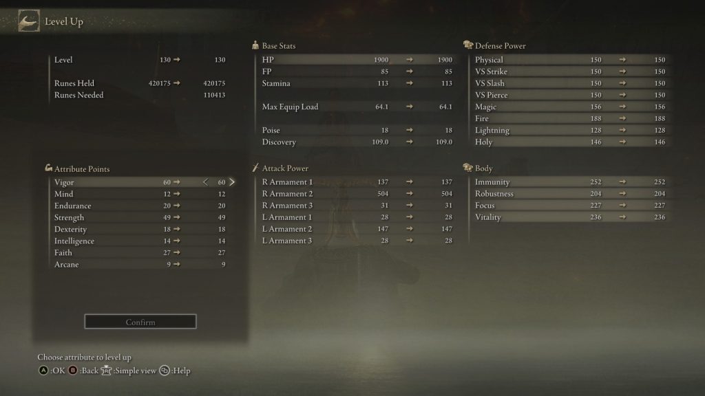 elden ring builds main guide stats