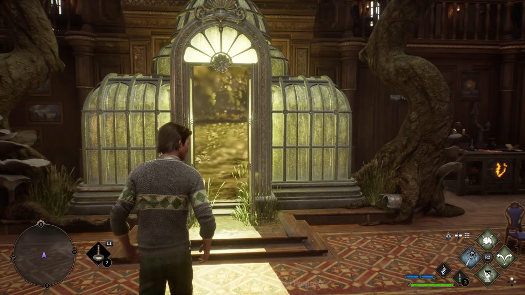 hogwarts legacy room of requirement vivarium entrance