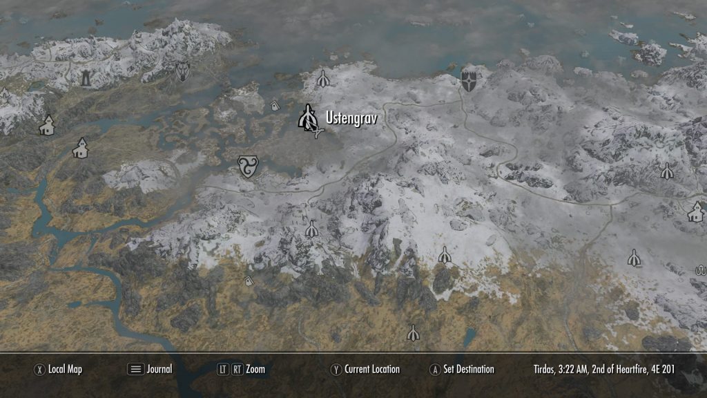 skyrim pacifist guide ustengrav location