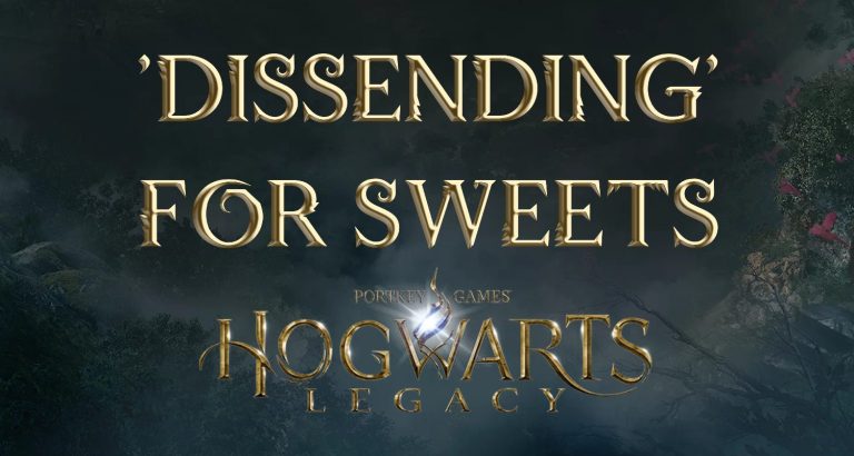 hogwarts legacy 'dissending' for sweets