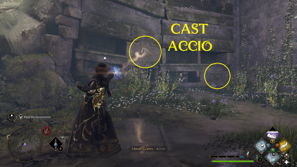 hogwarts legacy the centaur and the stone 10 5 accio pulls