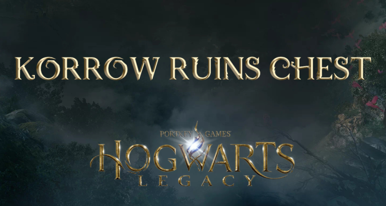 hogwarts legacy korrow ruins chest