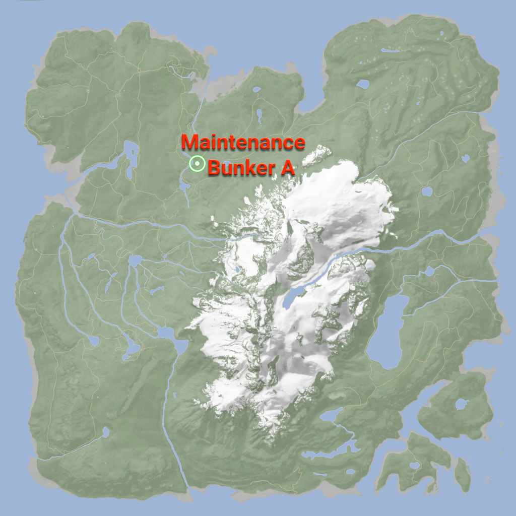 sons of the forest firefighter axe bunker on map for wiki