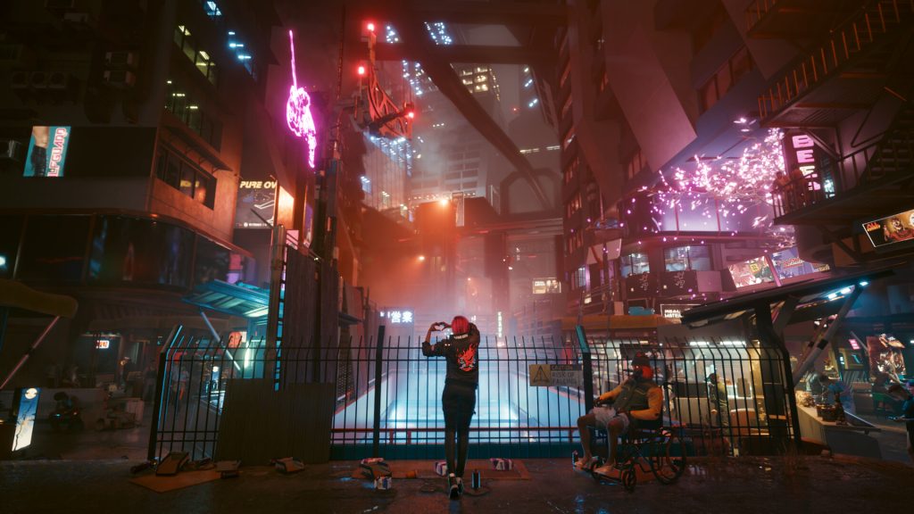 cyberpunk 2077 night city streets