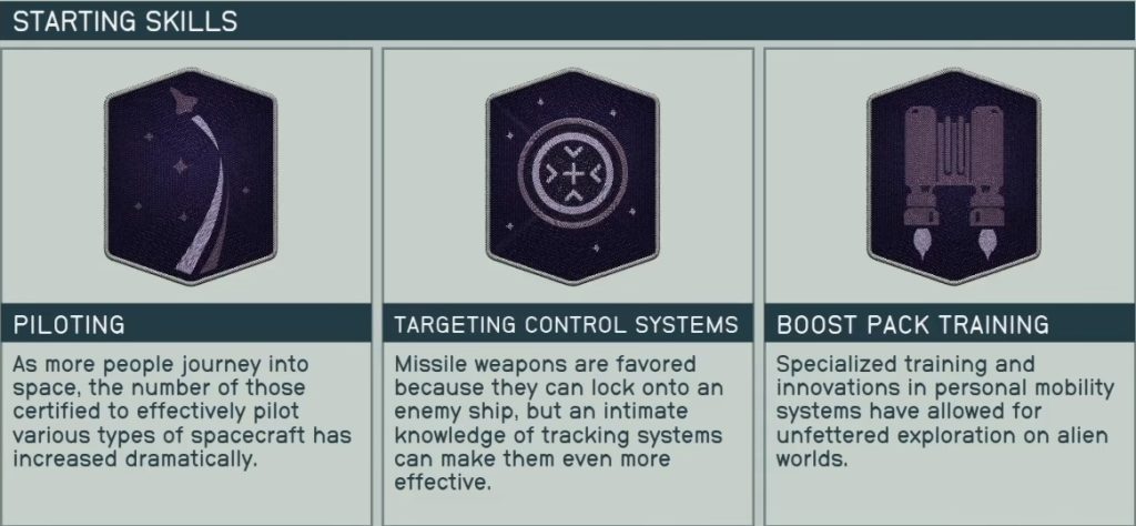 starfield background bounty hunter skills