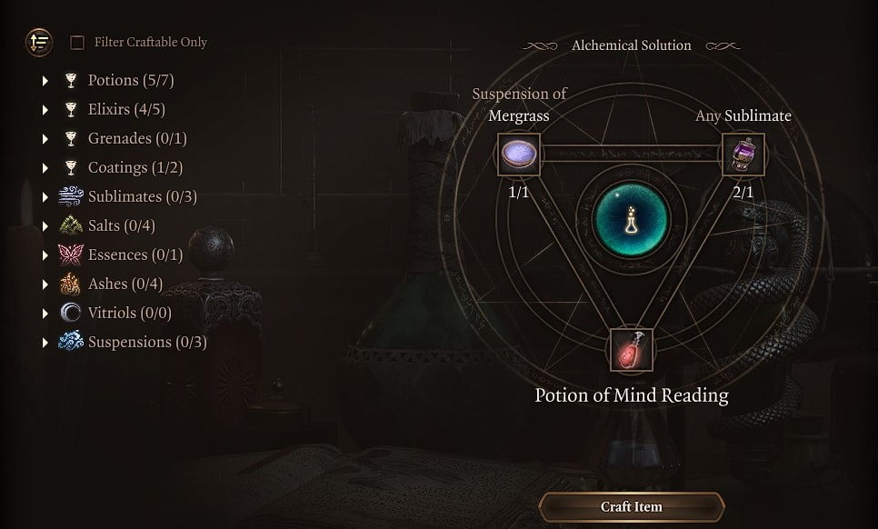 baldurs gate 3 alchemy crafting guide featured image