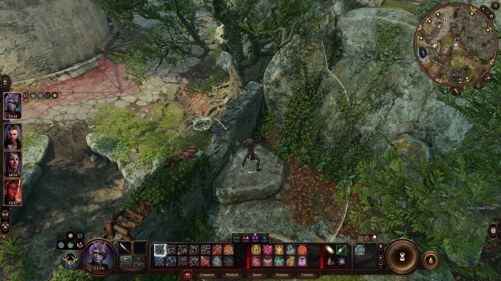 baldurs gate 3 rescue the gnome quest option 3 1 sneak over wall