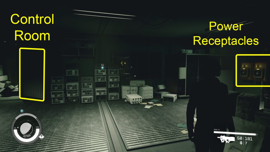 control room entrance starfield back to vectera walkthrough