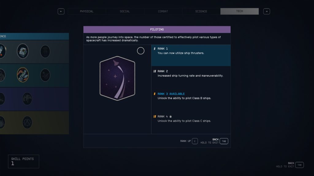 starfield best parts guide piloting skill