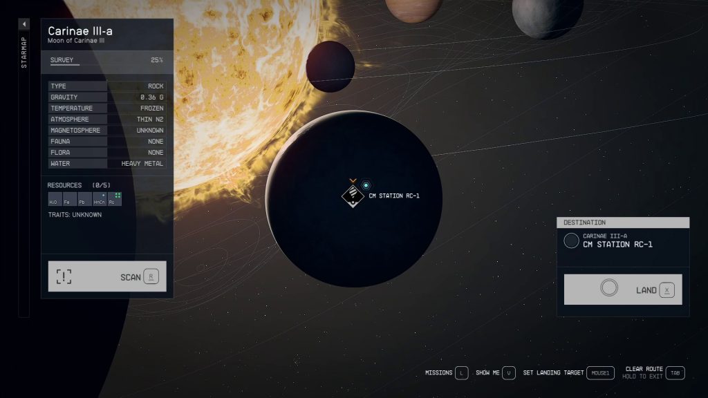 landing at station cm rc 1 the key ingredient starfield mission walkthrough
